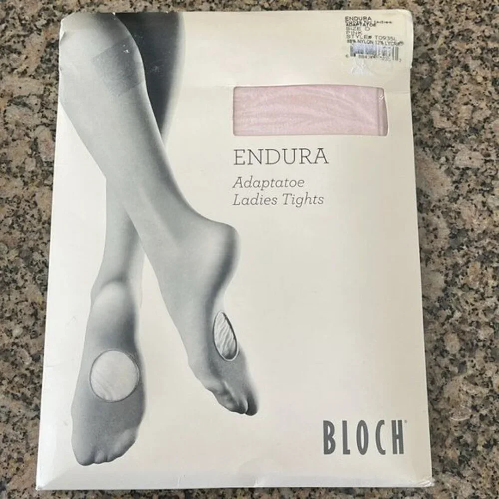 Endura Adaptatoe Ladies Tights Pink Ballet Dance NEW
